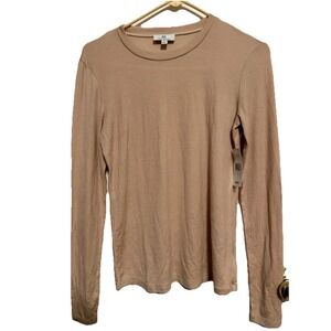 Women's NWT Pink Adriano Goldschmied Long Sleeve Shirt Small